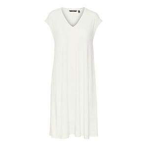 Vero Moda Dámské šaty VMMARIJUNE Relaxed Fit 10281918 Snow White S