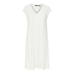 Vero Moda Dámské šaty VMMARIJUNE Relaxed Fit 10281918 Snow White XL