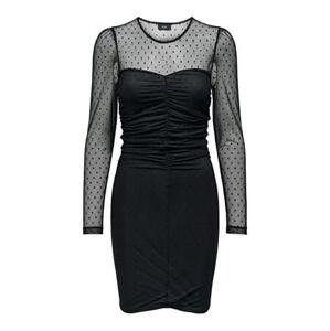 Jacqueline de Yong Dámské šaty JDYGABBY Regular Fit 15309493 Black S
