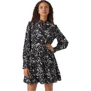 Vero Moda Dámské šaty VMCIA Regular Fit 10300490 Black XS