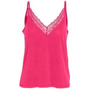 Vero Moda Dámské tílko VMIMILA Regular Fit 10307232 Raspberry Sorbet L