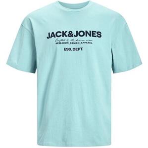 Jack&Jones Pánské triko JJGALE Relaxed Fit 12247782 Soothing Sea M