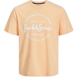 Jack&Jones Pánské triko JJFOREST Standard Fit 12247972 Apricot Ice L