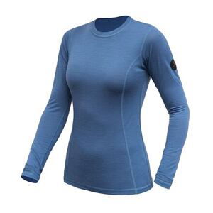 SENSOR MERINO AIR dámské triko dl.rukáv riviera blue Velikost: XL