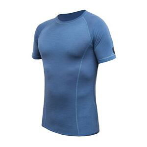 SENSOR MERINO AIR pánské triko kr.rukáv riviera blue Velikost: XXL