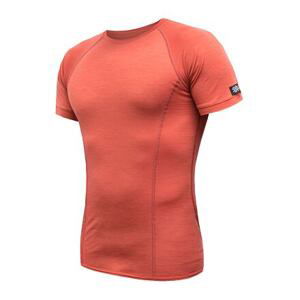 SENSOR MERINO ACTIVE pánské triko kr.rukáv terracotta Velikost: L