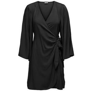 Jacqueline de Yong Dámské šaty JDYSEZEN Regular Fit 15321349 Black XL