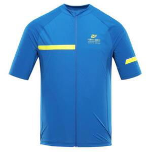 ALPINE PRO Pánský cyklistický dres SAGEN imperial M, Modrá