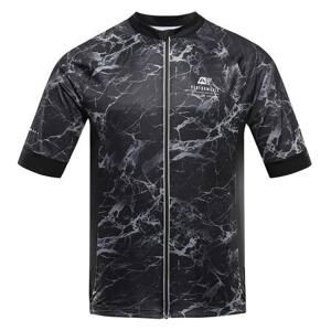 ALPINE PRO Pánský cyklistický dres SAGEN frost gray varianta pb XS, Šedá