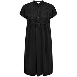 ONLY CARMAKOMA Dámské šaty CARSILLAH Regular Fit 15317092 Black 5XL/6XL