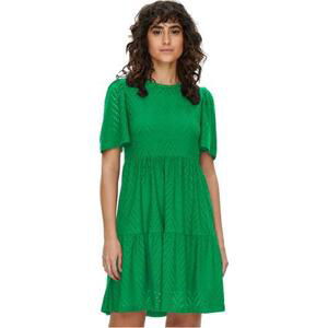 Jacqueline de Yong Dámské šaty JDYCARLA Regular Fit 15254680 Green Bee M