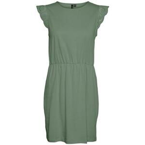 Vero Moda Dámské šaty VMEMILY Regular Fit 10305216 Hedge Green XS