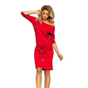 Numoco Sportovní šaty s kapsami - červené Velikost: XXL, Červená