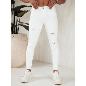 Dstreet NOEL dámské džínové kalhoty bílé UY1871 Velikost: S, Bílá,