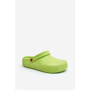 Big Star Shoes Pánské lehké žabky Crocs Big Star Green Velikost: 45, Odstíny, zelené