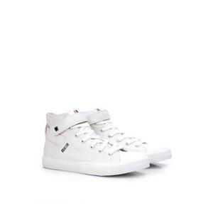 Big Star Shoes Men's High Sneakers Big Star White Velikost: 42, Bílá