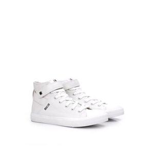 Big Star Shoes Men's High Sneakers Big Star White Velikost: 41, Bílá