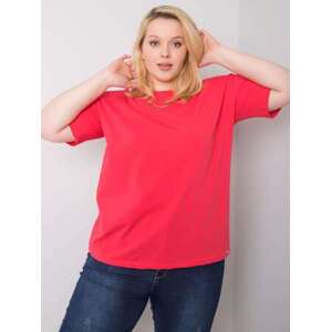 Fashionhunters Tričko Coral plus size z bavlny 2XL, XXL