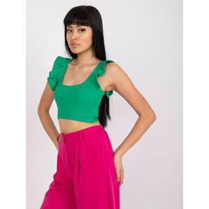 Fashionhunters Top-RV-TP-7838.25-zelená Velikost: M