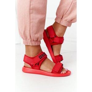 Big Star Shoes Women's Sport Sandals Big Star HH274A027 Red 39, Červená