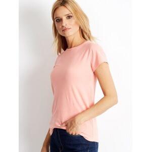 Fashionhunters Peachy Peachy tričko Velikost: XL