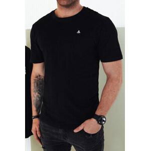 Dstreet Pánské tričko s potiskem černé RX5467 XL, Černá