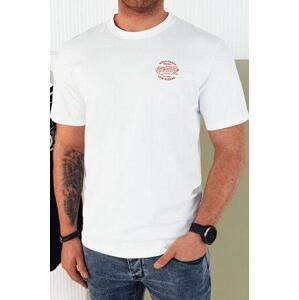 Dstreet Pánské tričko s potiskem bílé RX5415 XL, Bílá,