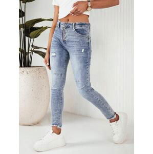 Dstreet GINA dámské džínové kalhoty modré UY1860 Velikost: XS, Modrá