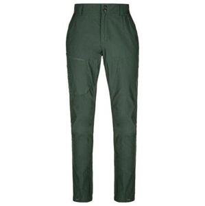 Kilpi Pánské outdoorové kalhoty JASPER-M tmavě zelené Velikost: M Short