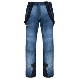 Kilpi Pánské softshellové lyžařské kalhoty JEANSO-M tmavě modré Velikost: XS