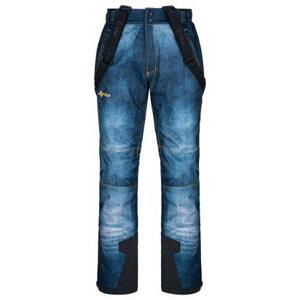 Kilpi Pánské lyžařské kalhoty DENIMO-M tmavě modré Velikost: XL Short, DBL