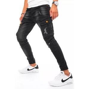 Dstreet Pánské černé džíny UX3256 s31