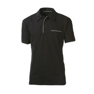 PROGRESS CHINOOK mens bamboo polo shirt S černá