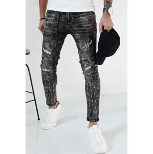 Dstreet Pánské černé džínové kalhoty UX4146 s31