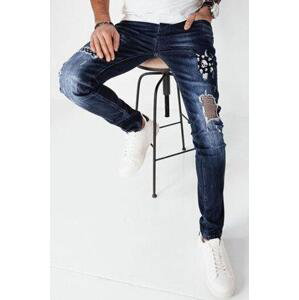 Dstreet Pánské tmavě modré džínové kalhoty UX4148 s31