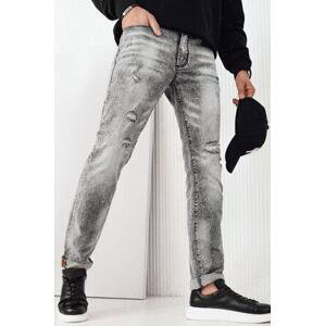Dstreet Pánské šedé džínové kalhoty UX4133 s33
