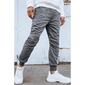 Dstreet Pánské tepláky jogger světle šedé UX4121 2XL/3XL