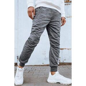 Dstreet Pánské světle šedé joggers tepláky UX4121 M/L