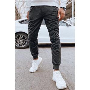 Dstreet Pánské tepláky jogger tmavě šedé UX4123 2XL/3XL