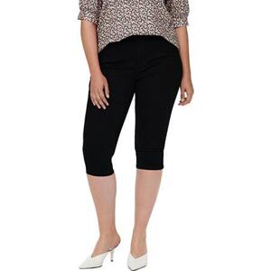 ONLY CARMAKOMA Dámské kraťasy CARAUGUSTA Skinny Fit 15205943 Black 5XL