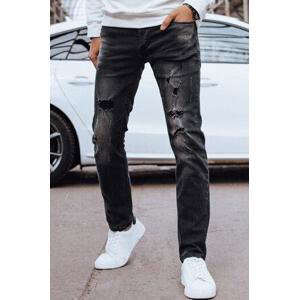 Dstreet Pánské černé džínové kalhoty UX4137 XL, Černá