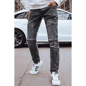 Dstreet Pánské černé džínové kalhoty UX4246 s30, Černá