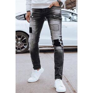 Dstreet Pánské šedé džínové kalhoty UX4293 s31, Světle, šedá