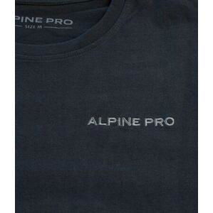 Alpine Pro triko pánské dlouhé MARB černé XXXL, Černá