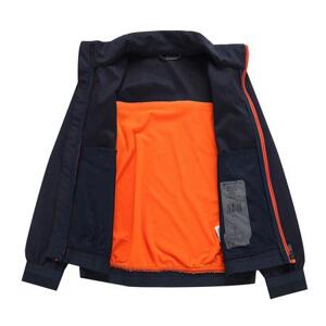 ALPINE PRO Dětská softshellová bunda TYCHO navy 128-134