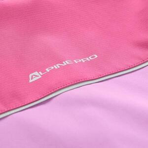 ALPINE PRO Dětská softshellová bunda TYCHO fuchsia red 140-146