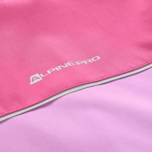 ALPINE PRO Dětská softshellová bunda TYCHO fuchsia red 128-134