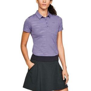 Under Armour Dámské triko s límečkem Zinger Short Sleeve Novelty Polo purple luxe XS