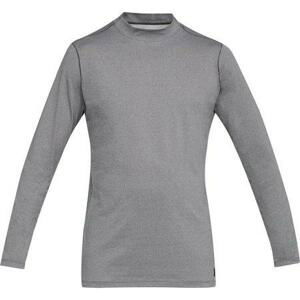 Under Armour Pánské triko CG Armour Mock Fitted, charcoal light heather /  / black, L