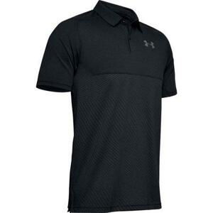 Under Armour Pánské triko s límečkem Tour Tips Blocked Polo, Černá